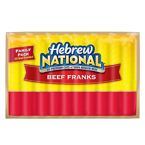 Hebrew National Franks Family Pack - 34.3 Oz