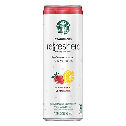 Starbucks Refreshers Juice Blend Drink Strawberry Lemonade - 12 Fl. Oz. - Image 1