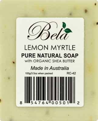 Bela Lemon Myrtle W/ Lemongrass Bar Soap - 3.5 Oz - Image 2