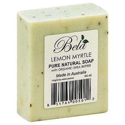 Bela Lemon Myrtle W/ Lemongrass Bar Soap - 3.5 Oz - Image 1