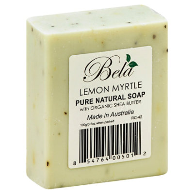 Bela Lemon Myrtle W/ Lemongrass Bar Soap - 3.5 Oz