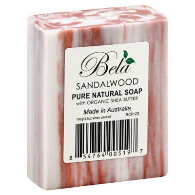 Bela Sandalwood Bar Soap - 3.5 Oz