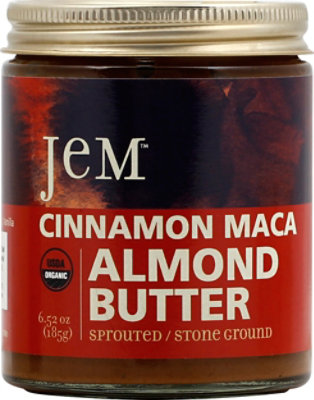 Jem Raw Cinnamon Red Maca Almond Spread - 6 Oz - Image 2