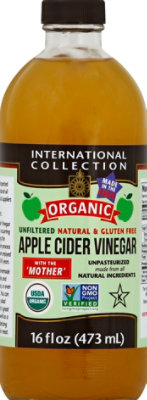 International Collection Organic Apple Cider Vinegar With The Mother - 16 Fl. Oz. - Image 2