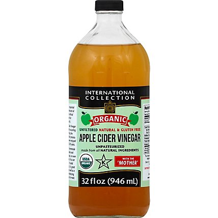 International Collection  Organic Apple Cider Vinegar With The Mother - 32 Fl. Oz. - Image 2