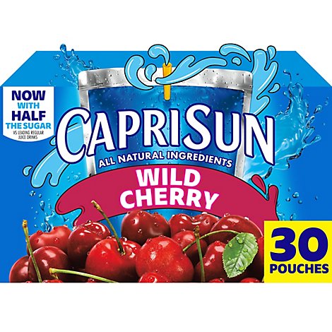 Capri Sun Juice Drink Blend Wild Cherry - 30-6 Fl. Oz.