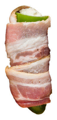 Jalapeno Poppers Stuffed with Cream Cheese Bacon Wrapped 2.5 Oz 1 Count - Each - Image 1