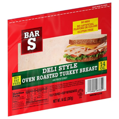 Bar-S Turkey Breast Oven Roasted - 14 Oz - Image 1