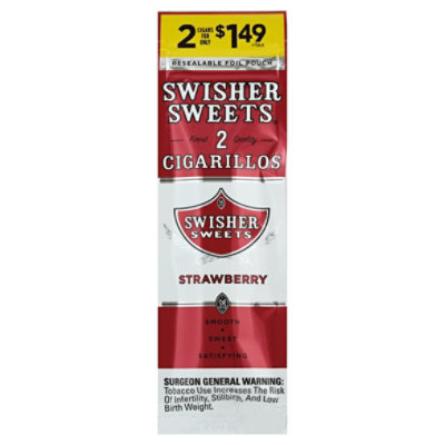 Swisher Straw Cigarillo - 2 Count