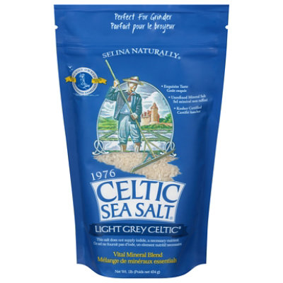 Buy Celtic Sea Salt Natural Real Grey Salt 500g (Magnesium Rich