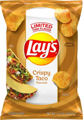 Lays Potato Chips Crispy Taco - 7.75 Oz - Image 2