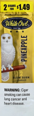 White Owl Pineapple Cigarillo 2/1.49 - 2 Count