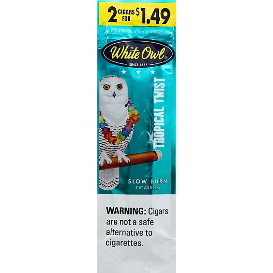 White Owl Tropical Cigarillo 2f1.49 - 2 Count