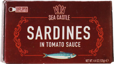 Sea Castle-Sardine Tomato Sauce - 4.37 Oz