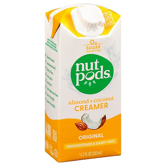 Nutpods Creamer Dairy-Free Unsweetened Original - 11.2 Fl. Oz.