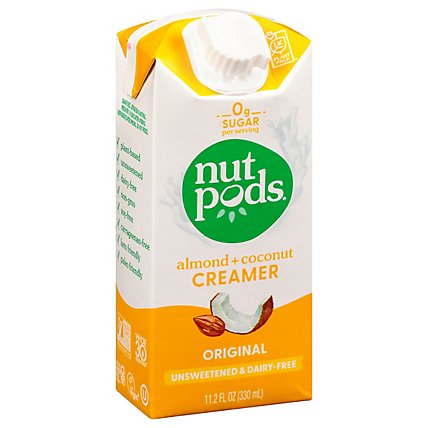 Nutpods Creamer Dairy-Free Unsweetened Original - 11.2 Fl. Oz. - Image 1