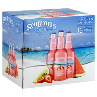 Seagrams Escapes Malt Beverage Jamaican Me Happy Bottles 12 11 2 Fl Oz Albertsons