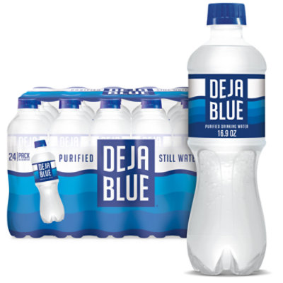 blue drinking water