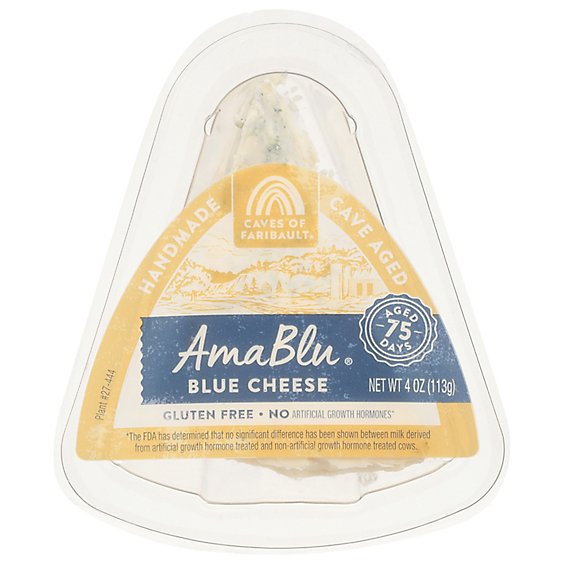 Caves of Faribault AmaBlu Blue Cheese Wedge - 4 Oz
