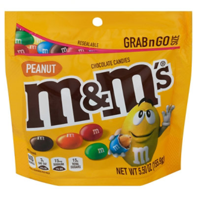 M&M'S Peanut Chocolate Single Size Candy - Shop Candy at H-E-B