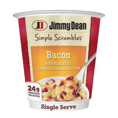 Jimmy Dean Cheddar Cheese and Bacon Simple Scrambles Cup - 5.35 Oz - Image 1
