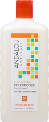 Andalou Naturals Argan Oil & Shea Moisture Rich Conditioner - 11.5 Fl. Oz. - Image 2