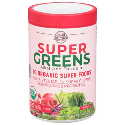 Country Farms Super Green Drink Berry - 106 Oz - Image 2