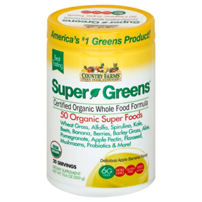 Country farms 2024 super greens powder