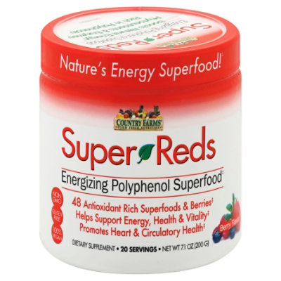 Country Farms Super Reds Powder Drink Mix 71 Oz Safeway