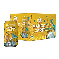 Golden Road Mango Cart Wheat Ale Craft Beer Cans - 6-12 Fl. Oz. - Image 1