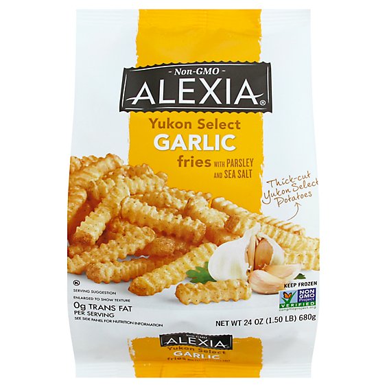 Alexia Yukon Select Fries Garlic With Parsley & Sea Salt - 24 Oz