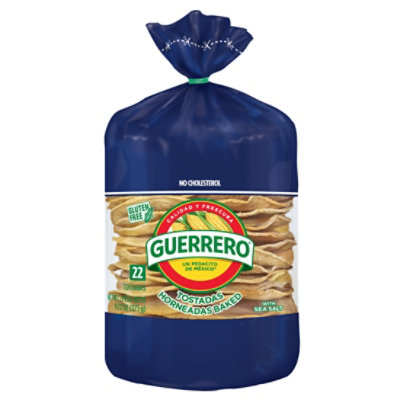 Guerrero Tostadas Baked Horneadas With Sea Salt Bag 22 Count - 9.72 Oz - Image 2