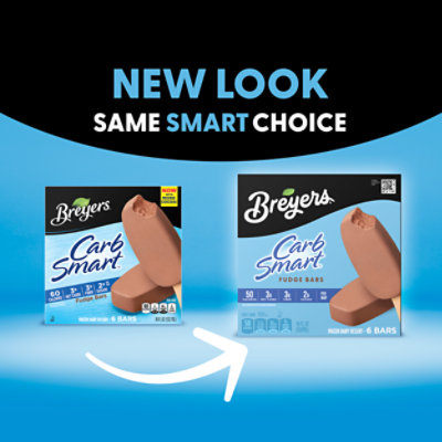 Breyers CarbSmart Fudge Bars Frozen Dairy Dessert - 18 Oz - Image 6