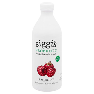 siggi's Raspberry Probiotic Drinkable Nonfat Yogurt - 32 Oz - Image 2