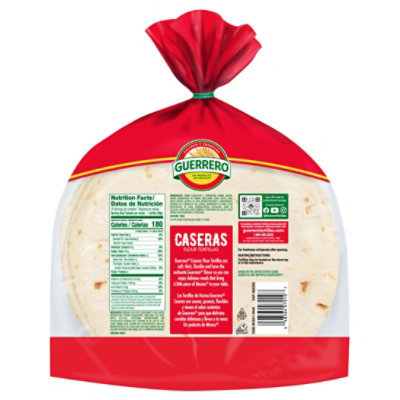 Guerrero Tortillas Flour Soft Taco De Harina Caseras Bag 20 Count - 41.66 Oz - Image 2