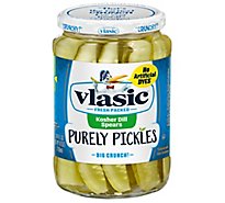 Vlasic Purely Pickles Kosher Dill Spears - 24 Fl. Oz.