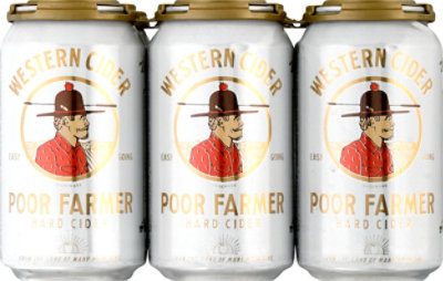 Poor Farmers Hard Cider Classic In Cans - 6-12 Fl. Oz. - Image 2