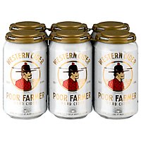 Poor Farmers Hard Cider Classic In Cans - 6-12 Fl. Oz. - Image 1