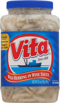 Vita Herring Party Snk Wine Sc - 32 Oz - Image 2
