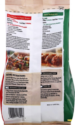 All Natural Fully Cooked Meatballs - 18 Oz - Image 6