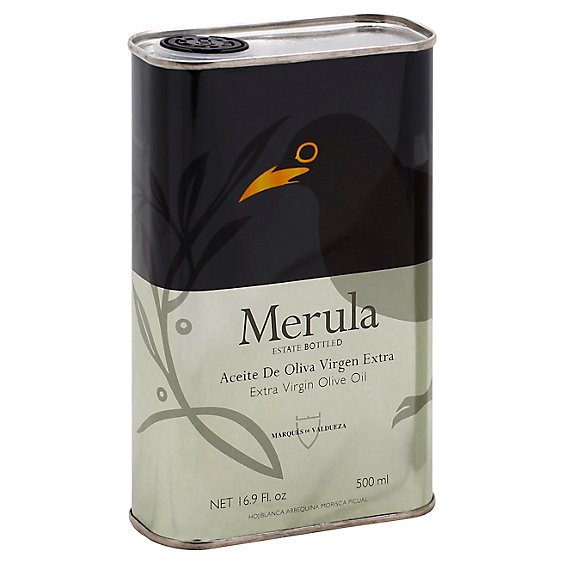 Merula Olive Oil Extra Virgin Tin Pain - 16.9 Fl. Oz.