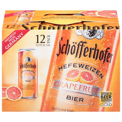 Schofferhofer Beer Hefeweizen Grapefruit Pack - 12-11.2 Fl. Oz. - Image 2