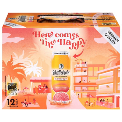 Schofferhofer Beer Hefeweizen Grapefruit Pack - 12-11.2 Fl. Oz. - Image 1