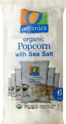 O Organics Organic Popcorn With Sea Salt - 6-1 Oz - Image 2