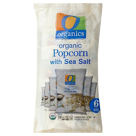 O Organics Organic Popcorn With Sea Salt - 6-1 Oz