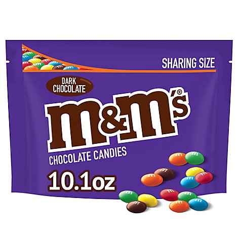 M&M'S Dark Chocolate Candy Sharing Size Bag - 10.1 Oz