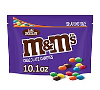 M&M'S Dark Chocolate Candy Sharing Size Bag - 10.1 Oz
