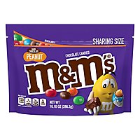 M&M'S Peanut Dark Chocolate Candy Sharing Size - 10.1 Oz - Image 3