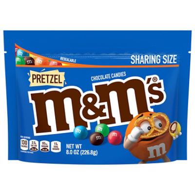 M&M's Chocolate Candies, Pretzel, Family Size - 15.40 oz