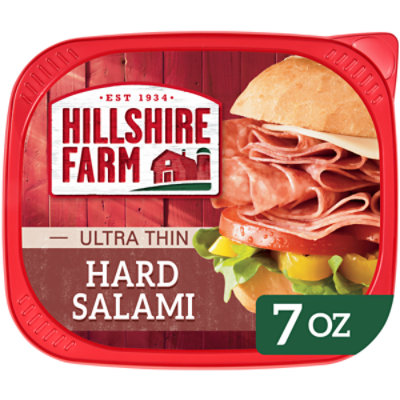 Hillshire Farm Ultra Thin Sliced Lunchmeat Uncured Hard Salami - 7 Oz - Image 1